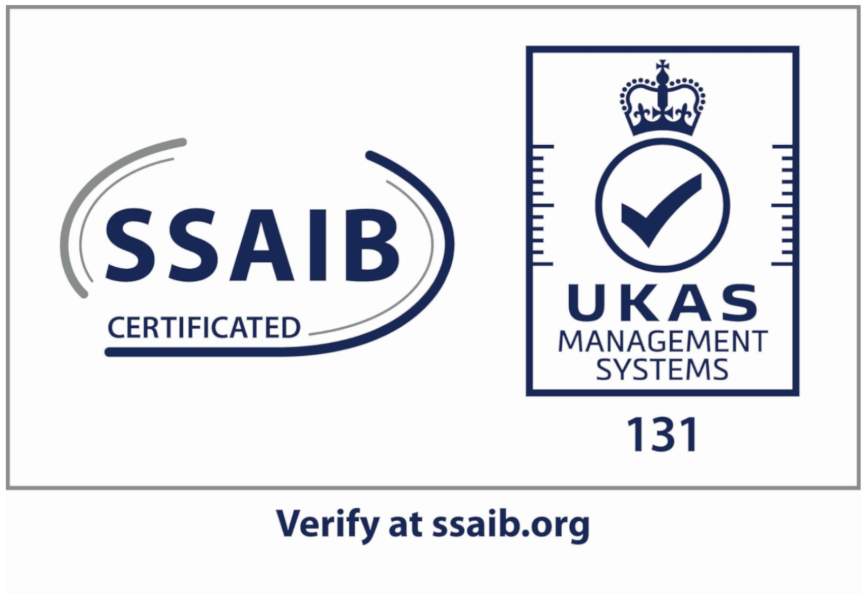 SSAIB Certified