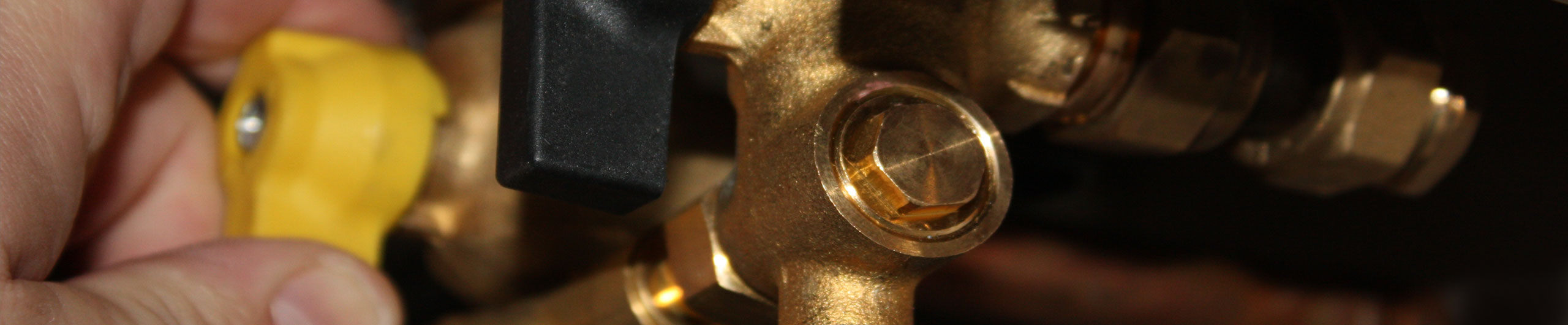 Boiler valves being repaired