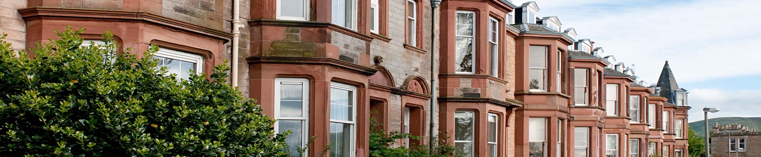 Edinburgh row of houses